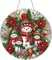 DIY Christmas Diamond Art Wreath Kit – Special Shaped Rhinestone Hanging Ornament, Double-Sided Snowman Design for Home, Garden, Wall & Gift Décor
